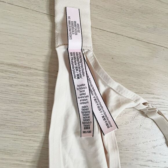 BUY 1 GET 1 FREE VS 38c incredible padded no wire light khaki tan - Picture 9 of 9